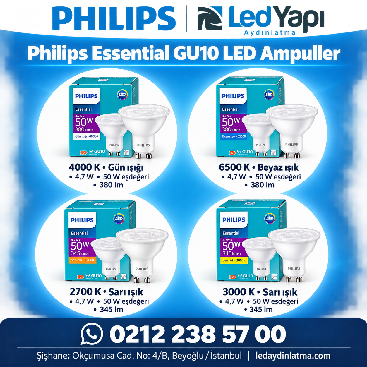 Philips Gu10 Led Spot Ampul