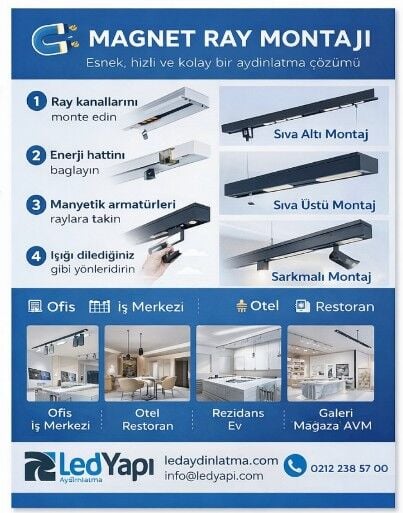 Magnet Ray Montajı Nedir? Nasıl Yapılır? Kullanım Alanları ve Avantajları
