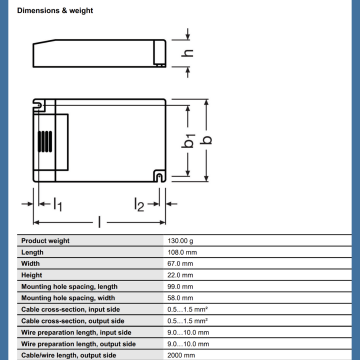 OSRAM OPTOTRONIC OTFIT 40W SABİT AKIM TRIAC DIM DRIVER
