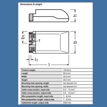 OSRAM OPTOTRONIC OTFIT 30W SABİT AKIM TRIAC DIM DRIVER