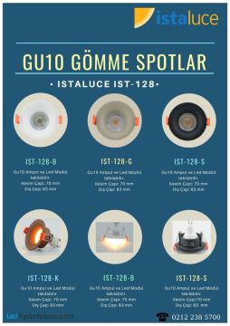 İSTALUCE İST-127 Gömme Led Spot Kasası
