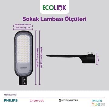 ECOLİNK 60W YOL AYDINLATMA ARMATÜRÜ