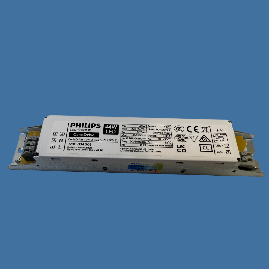 PHILIPS CERTADRIVE 44W 0.35A 125V 230V EL LED DRIVER