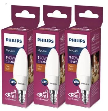 PHILIPS LEDCandle 40W B35 E14 WW FR ND TRK