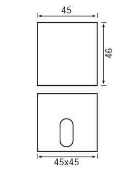 JUPITER LW388 LED SIVA ALTI MERDİVEN ARMATÜRÜ 2W 3000K