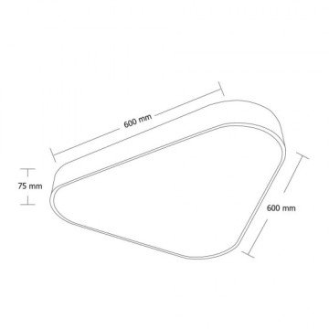 LUDEL Ø60 TRIAN-D ALTIGEN DEKORATİF LİNEER ARMATÜR