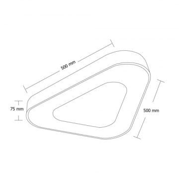 LUDEL Ø60 TRIAN-B DEKORATİF SARKIT LİNEER ARMATÜR