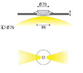 İSTALUCE GİNE ACİL DURUM AYDINLATMA ARMATÜRÜ