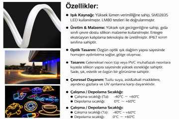 İLED IP67 NEON LED 12V 6MM