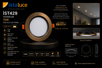 IST 429 BRONZ ESKİTME LED SPOT 15 WATT