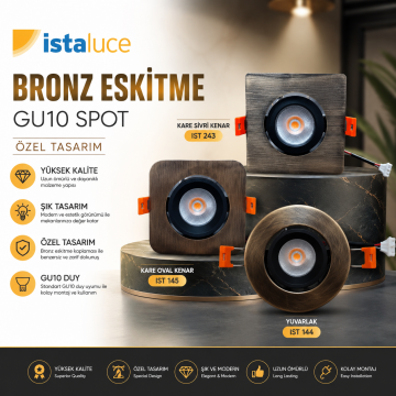 IST 144 GU1O BRONZ ESKİTME SIVAALTI GÖMME SPOT