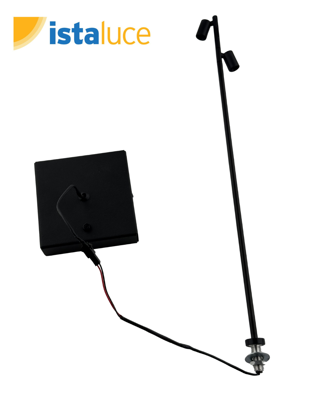 istaluce İST-105 Çiftli İnce Raf İçi Vitrin LED Kuyumcu Aydınlatma Pilli ŞARJLI 3 KADEME DİM
