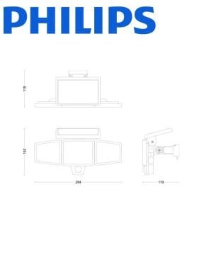 Philips Zylx Solar Duvar Lambaları 8W 6500K