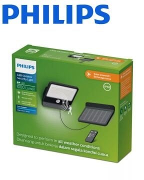 Philips Mulys Duvar Lambaları 8W Güneş Enerjili Dış Mekan 6500K SOLAR