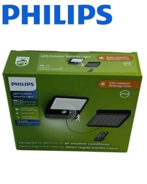 Philips Mulys Duvar Lambaları 8W Güneş Enerjili Dış Mekan 6500K SOLAR