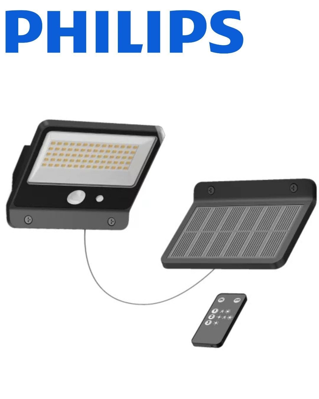 Philips Mulys Duvar Lambaları 8W Güneş Enerjili Dış Mekan 6500K SOLAR