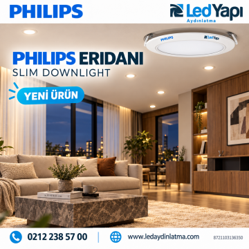 Philips  Slim Led Downlight  Eridani DL190B Slim D80 4W 30K GM