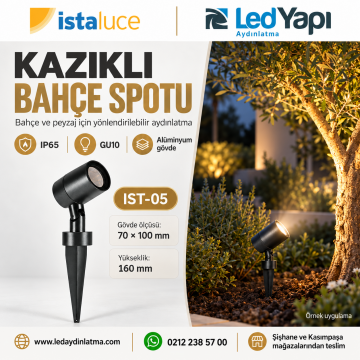 IST-05 Kazıklı Bahçe Spotu Gu10