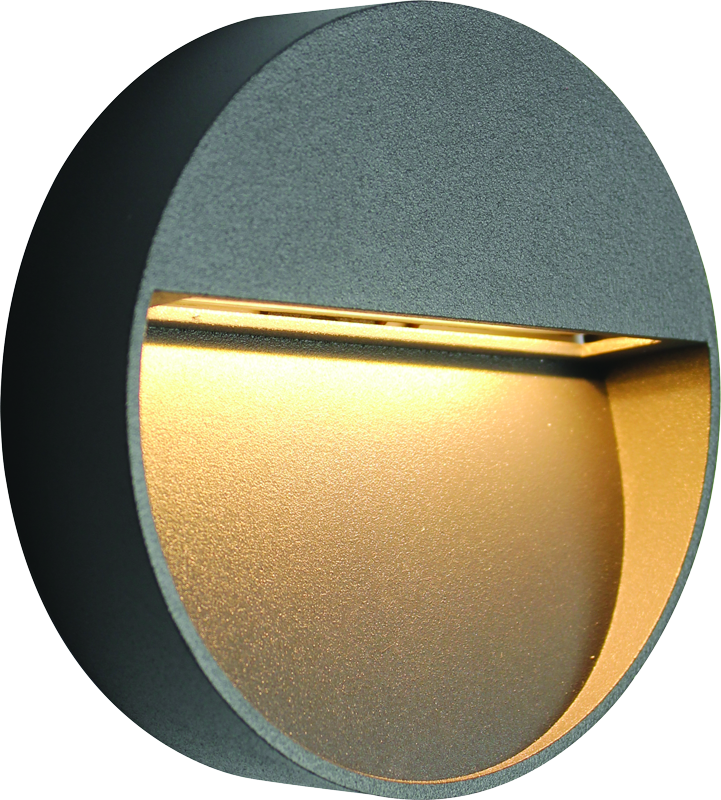 JUPITER LW454 3W LED 3000K ANTRASİT BAHÇE APLİK IP44