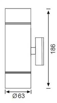 JUPITER JW959 GU10 DUYLU BAHÇE APLİK IP54