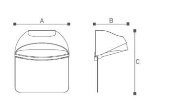 LIGHT 212 LED KAPI GİRİŞ DUVAR APLİĞİ LH-14106