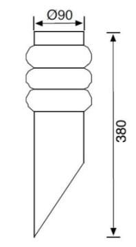 JUPITER JG835 E27 DUYLU BAHÇE APLİK IP44