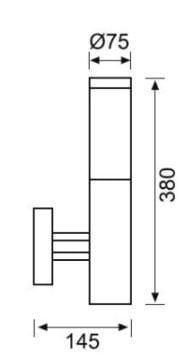 JUPITER JG822 E27 DUYLU BAHÇE APLİK IP44