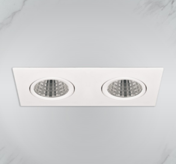 LUDEL LD101-2 LED SIVA ALTI İKİLİ KARE ARMATÜR