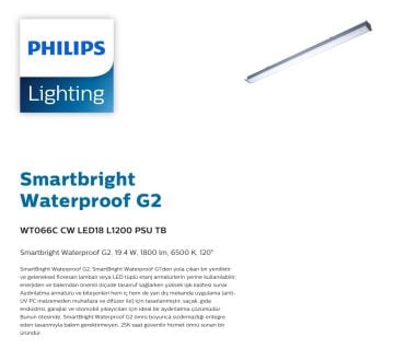 PHILIPS WT066C 36W 120CM  IP65 LED ETANJ