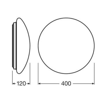 LEDVANCE 24W RADAR SENSÖRLÜ 3000K PLAFONYER ARMATÜR