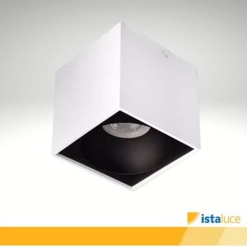 İstaluce ist-616 Kare  Sıvaüstü Tavan İçi Gold Gu10 Led Spot