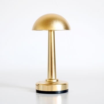 Lalumi Lamba PRO Kablosuz Şarjlı Pilli Masa Lambası Metalik Pleo 2x2000mAh