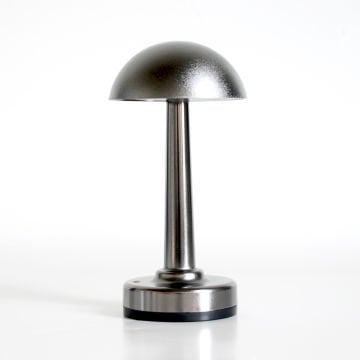 Lalumi Lamba PRO Kablosuz Şarjlı Pilli Masa Lambası Metalik Pleo 2x2000mAh