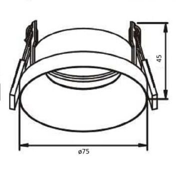 JUPITER JD644 Beyaz Sabit Spot
