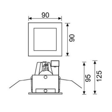 JUPITER JD232 SİYAH HAREKETLİ SPOT ARMATÜR