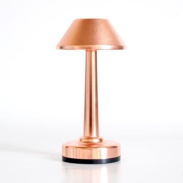 Lalumi Lamba PRO Kablosuz Şarjlı Pilli Masa Lambası Metalik Crato 2x2000mAh