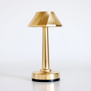 Lalumi Lamba PRO Kablosuz Şarjlı Pilli Masa Lambası Metalik Lucio 2x2000mAh