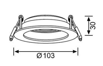 JUPITER JH638 Hareketli Spot Krom