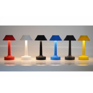 Lalumi Lamba PRO Kablosuz Şarjlı Pilli Masa Lambası Mat Lucio 2x2000mAh