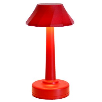 Lalumi Lamba PRO Kablosuz Şarjlı Pilli Masa Lambası Mat Lucio 2x2000mAh Antrasit Kasa,