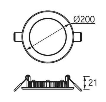 JUPITER 15W LD474 Slim LED Panel 3000K (Gün Işığı)