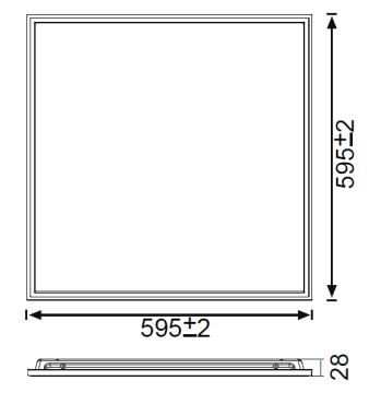 Jupiter 60x60 Backlight LED Panel 3000K (Gün Işığı)
