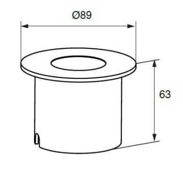 JUPITER LG946 LED Gömme Bahçe Armatürü (3000K)