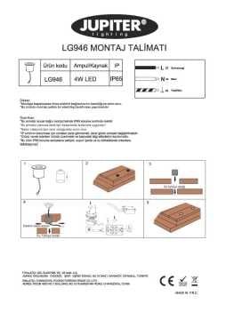 JUPITER LG946 LED Gömme Bahçe Armatürü (3000K)