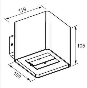 JUPITER LW470 LED Bahçe Aplik (3000K)