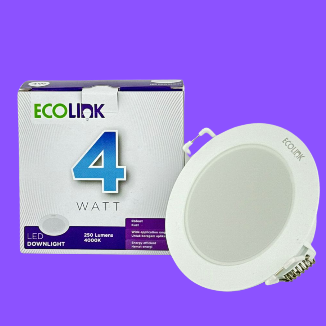 Ecolink EDL190 LED3 D80 4W slim downlight
