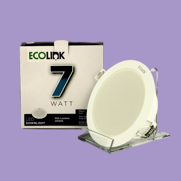 Ecolink EDL190 LED6 D100 7 Watt slim downligt