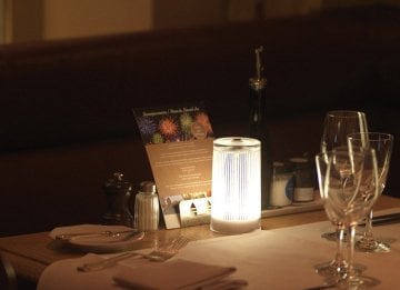 IMAGILIGHTS PLISÉE GLITTER ŞARJLI DEKORATİF MASA LAMBASI