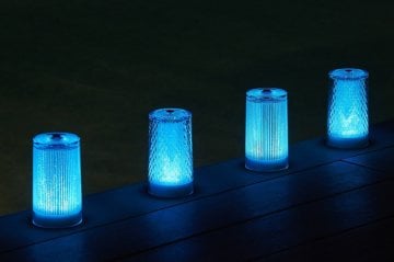 IMAGILIGHTS PLISÉE GLITTER ŞARJLI DEKORATİF MASA LAMBASI