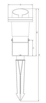 JUPITER JG664 GU10 DUYLU ÇİM SPOT IP65